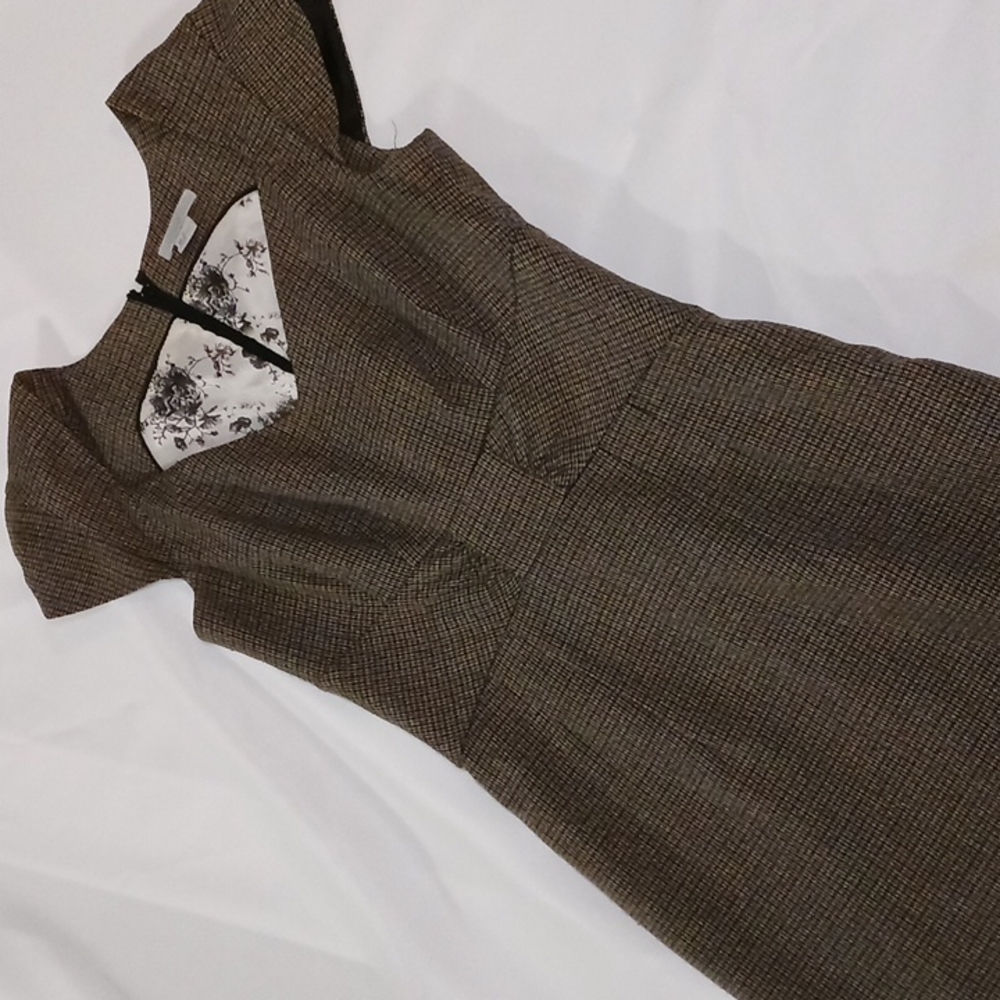 H&M Brown Tweed Dress